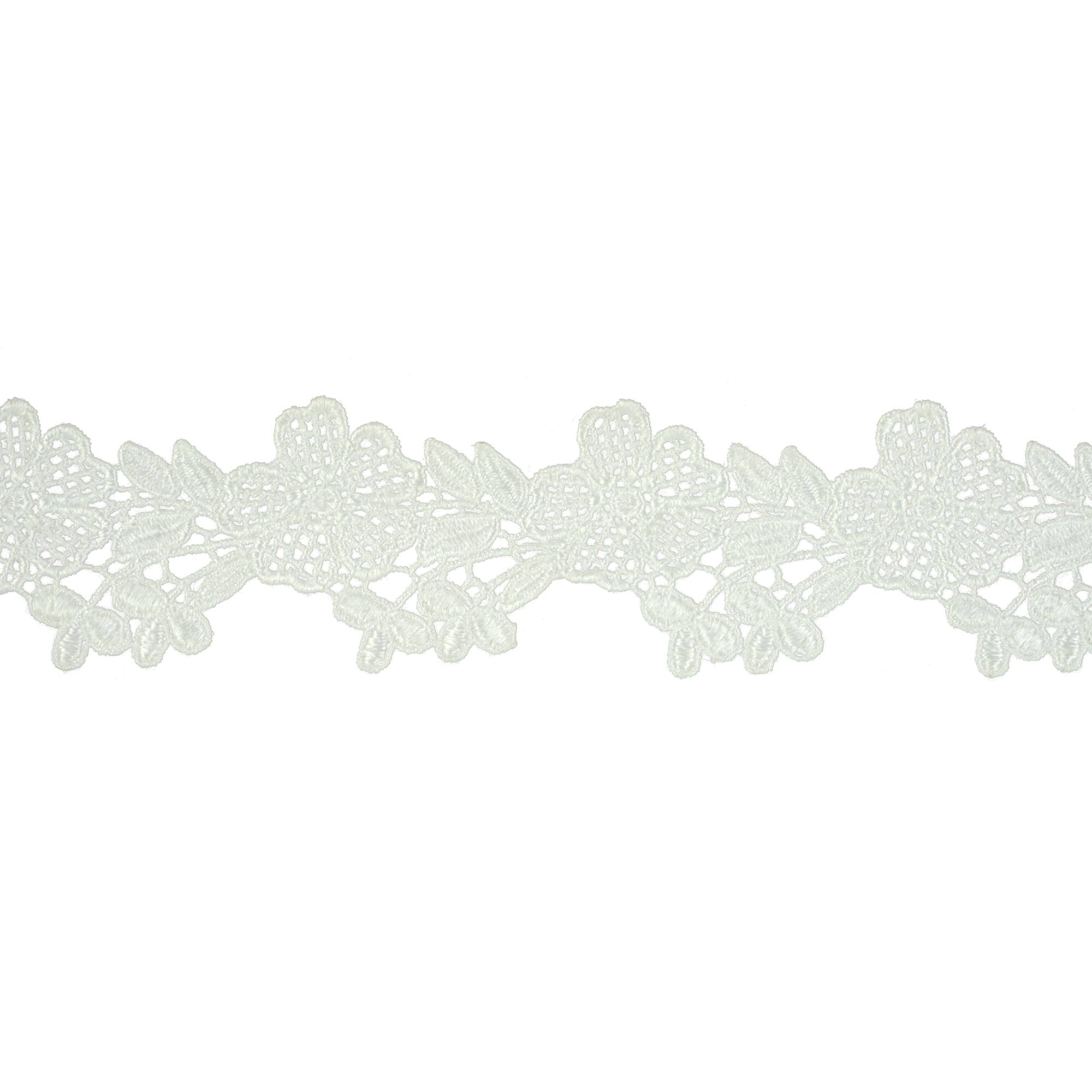 2" White Embroidered Lace Trim by Celebrate It®